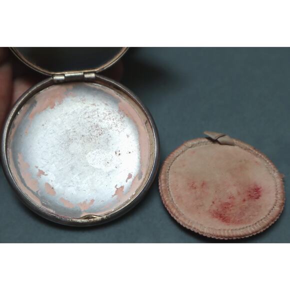 1920's Deco Compact Cara Nome Langlois - Picture 4 of 6